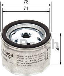 BOSCH F 026 400 307 - Hava filtri, turbokompressor furqanavto.az