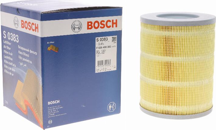 BOSCH F 026 400 383 - Hava filtri furqanavto.az