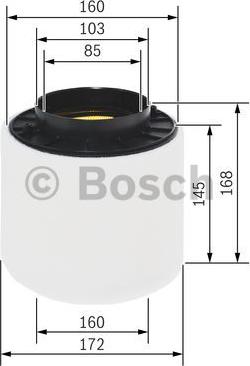 BOSCH F 026 400 283 - Hava filtri furqanavto.az