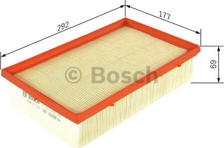 BOSCH F 026 400 287 - Hava filtri furqanavto.az