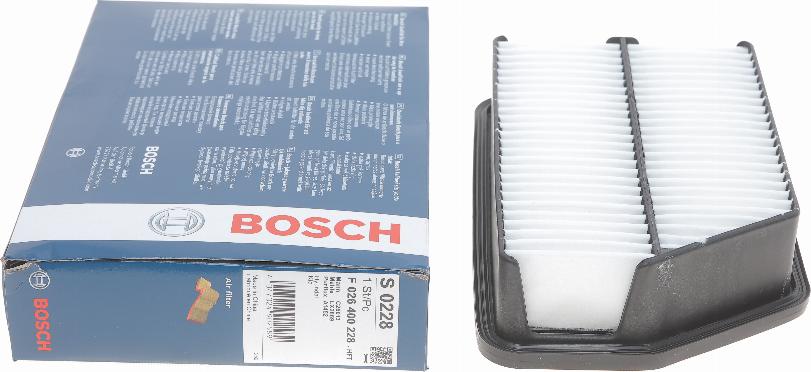 BOSCH F 026 400 228 - Hava filtri furqanavto.az