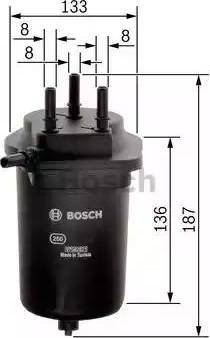 BOSCH F026402091 - Yanacaq filtri furqanavto.az