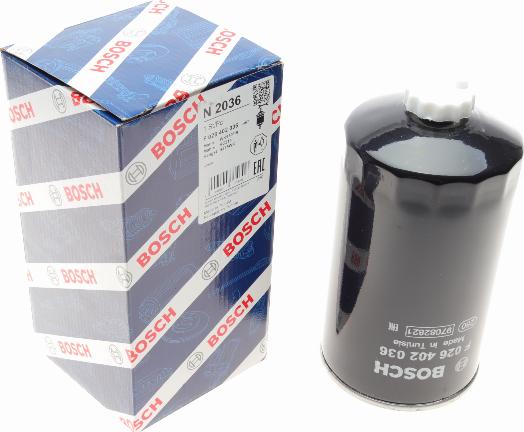 BOSCH F 026 402 036 - Yanacaq filtri furqanavto.az