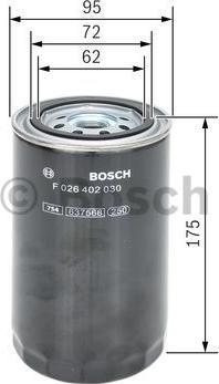 BOSCH F 026 402 030 - Yanacaq filtri furqanavto.az