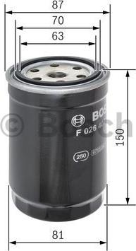 BOSCH F 026 402 127 - Yanacaq filtri furqanavto.az