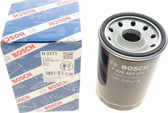 BOSCH F 026 402 311 - Yanacaq filtri furqanavto.az