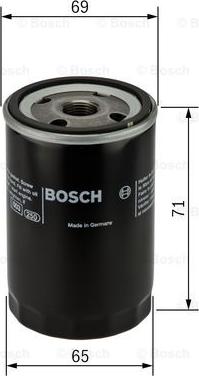 BOSCH F 026 407 001 - Yağ filtri furqanavto.az