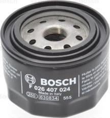 BOSCH F 026 407 024 - Yağ filtri furqanavto.az