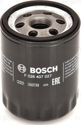 BOSCH F 026 407 027 - Yağ filtri furqanavto.az