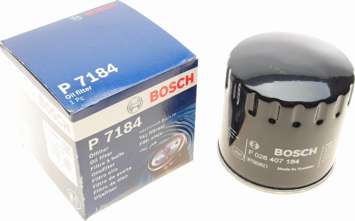 BOSCH F 026 407 184 - Yağ filtri furqanavto.az