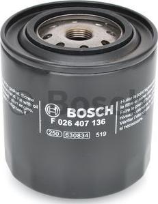 BOSCH F 026 407 136 - Yağ filtri furqanavto.az