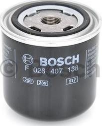 BOSCH F 026 407 138 - Yağ filtri furqanavto.az