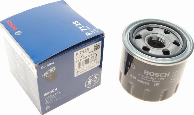 BOSCH F 026 407 128 - Yağ filtri furqanavto.az