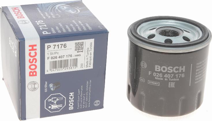 BOSCH F 026 407 176 - Yağ filtri furqanavto.az