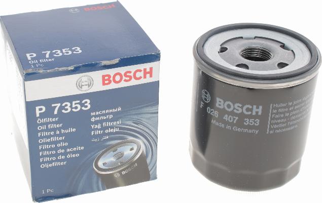 BOSCH F 026 407 353 - Yağ filtri furqanavto.az