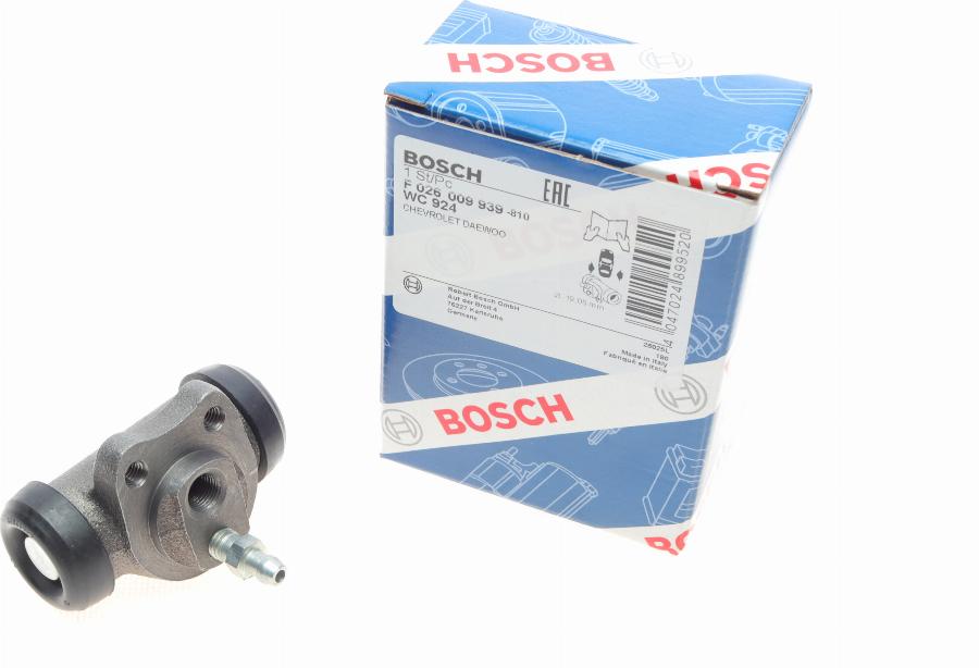 BOSCH F 026 009 939 - Təkər əyləc silindri furqanavto.az