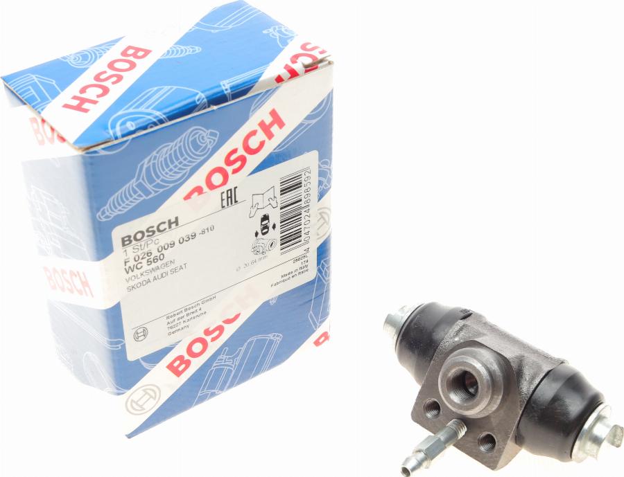 BOSCH F 026 009 039 - Təkər əyləc silindri furqanavto.az