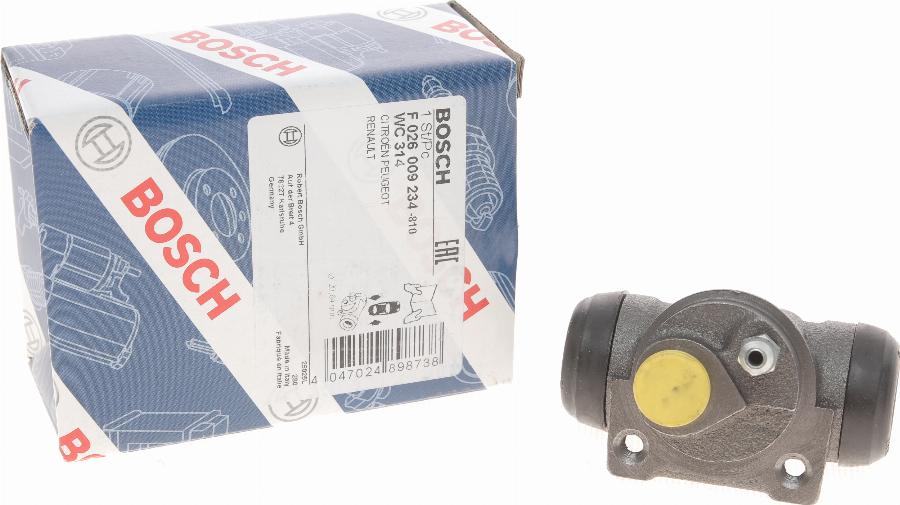 BOSCH F 026 009 234 - Təkər əyləc silindri furqanavto.az