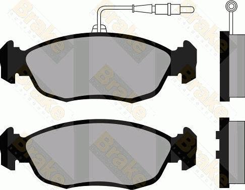 Brake Engineering PA975 - Əyləc altlığı dəsti, əyləc diski furqanavto.az