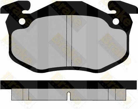 Brake Engineering PA977 - Əyləc altlığı dəsti, əyləc diski furqanavto.az