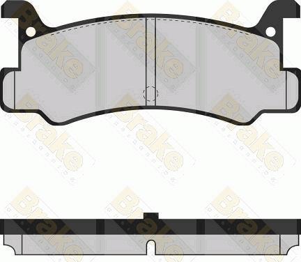 Brake Engineering PA460 - Əyləc altlığı dəsti, əyləc diski furqanavto.az