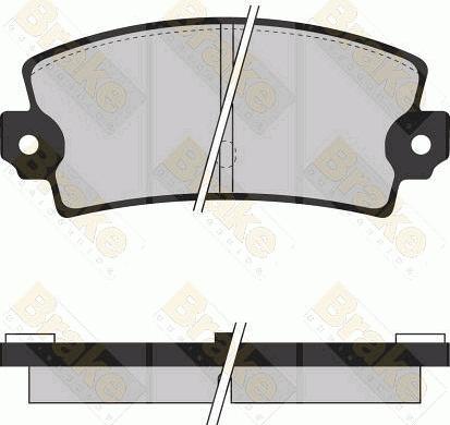 Brake Engineering PA415 - Əyləc altlığı dəsti, əyləc diski furqanavto.az