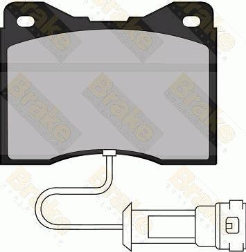 Brake Engineering PA485 - Əyləc altlığı dəsti, əyləc diski furqanavto.az