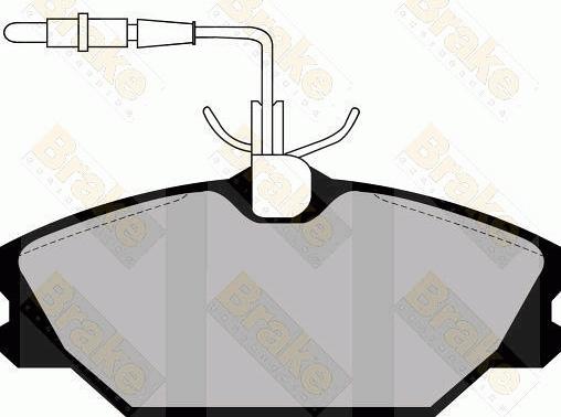 Brake Engineering PA475 - Əyləc altlığı dəsti, əyləc diski furqanavto.az