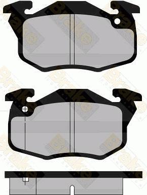 Brake Engineering PA592 - Əyləc altlığı dəsti, əyləc diski furqanavto.az