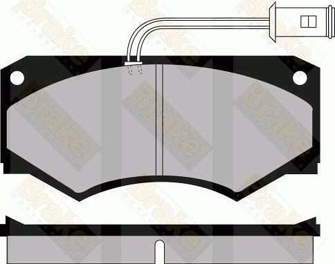 Brake Engineering PA510 - Əyləc altlığı dəsti, əyləc diski furqanavto.az