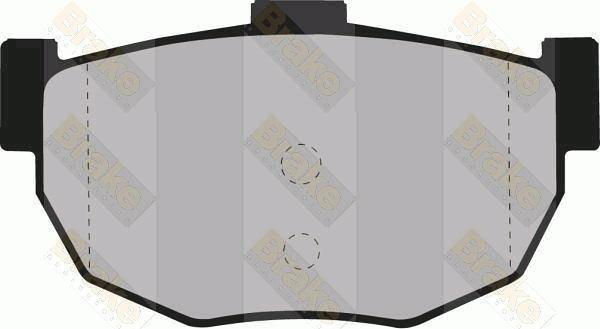 Brake Engineering PA587 - Əyləc altlığı dəsti, əyləc diski furqanavto.az