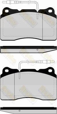 Brake Engineering PA1491 - Əyləc altlığı dəsti, əyləc diski furqanavto.az