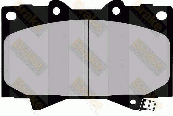 Brake Engineering PA1409 - Əyləc altlığı dəsti, əyləc diski furqanavto.az