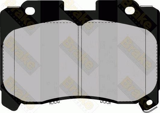 Brake Engineering PA1406 - Əyləc altlığı dəsti, əyləc diski furqanavto.az