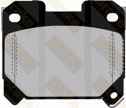 Brake Engineering PA1407 - Əyləc altlığı dəsti, əyləc diski furqanavto.az