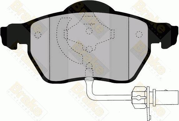 Brake Engineering PA1485 - Əyləc altlığı dəsti, əyləc diski furqanavto.az