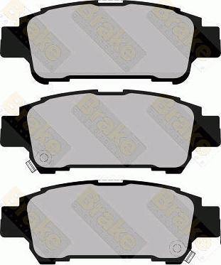 Brake Engineering PA1437 - Əyləc altlığı dəsti, əyləc diski furqanavto.az