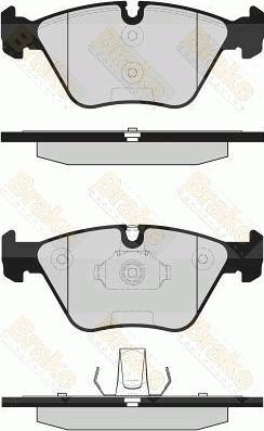 Brake Engineering PA1598 - Əyləc altlığı dəsti, əyləc diski furqanavto.az