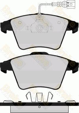 Brake Engineering PA1569 - Əyləc altlığı dəsti, əyləc diski furqanavto.az