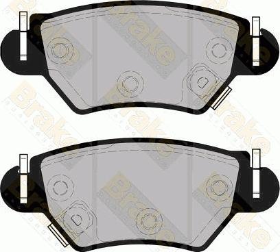 Brake Engineering PA1539 - Əyləc altlığı dəsti, əyləc diski furqanavto.az