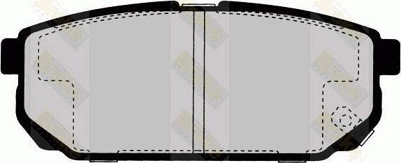 Brake Engineering PA1646 - Əyləc altlığı dəsti, əyləc diski furqanavto.az