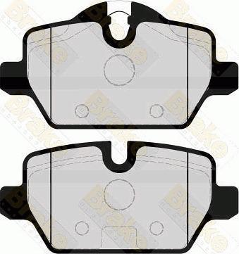 Brake Engineering PA1662 - Əyləc altlığı dəsti, əyləc diski furqanavto.az