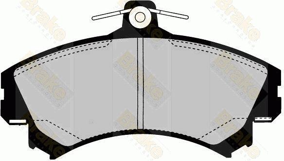 Brake Engineering PA1609 - Əyləc altlığı dəsti, əyləc diski furqanavto.az