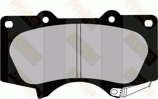 Brake Engineering PA1616 - Əyləc altlığı dəsti, əyləc diski furqanavto.az