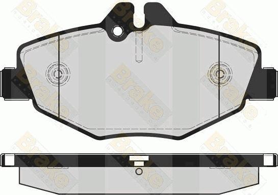 Brake Engineering PA1634 - Əyləc altlığı dəsti, əyləc diski furqanavto.az