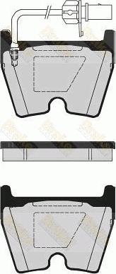 Brake Engineering PA1626 - Əyləc altlığı dəsti, əyləc diski furqanavto.az