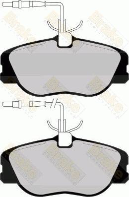 Brake Engineering PA1061 - Əyləc altlığı dəsti, əyləc diski furqanavto.az