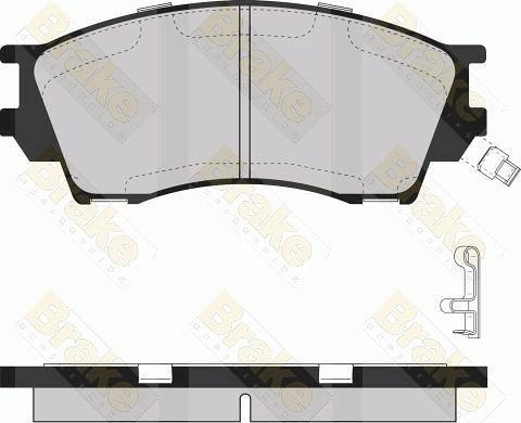 Brake Engineering PA1085 - Əyləc altlığı dəsti, əyləc diski furqanavto.az