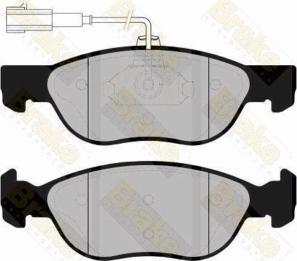 Brake Engineering PA1156 - Əyləc altlığı dəsti, əyləc diski furqanavto.az