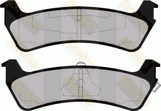 Brake Engineering PA1151 - Əyləc altlığı dəsti, əyləc diski furqanavto.az